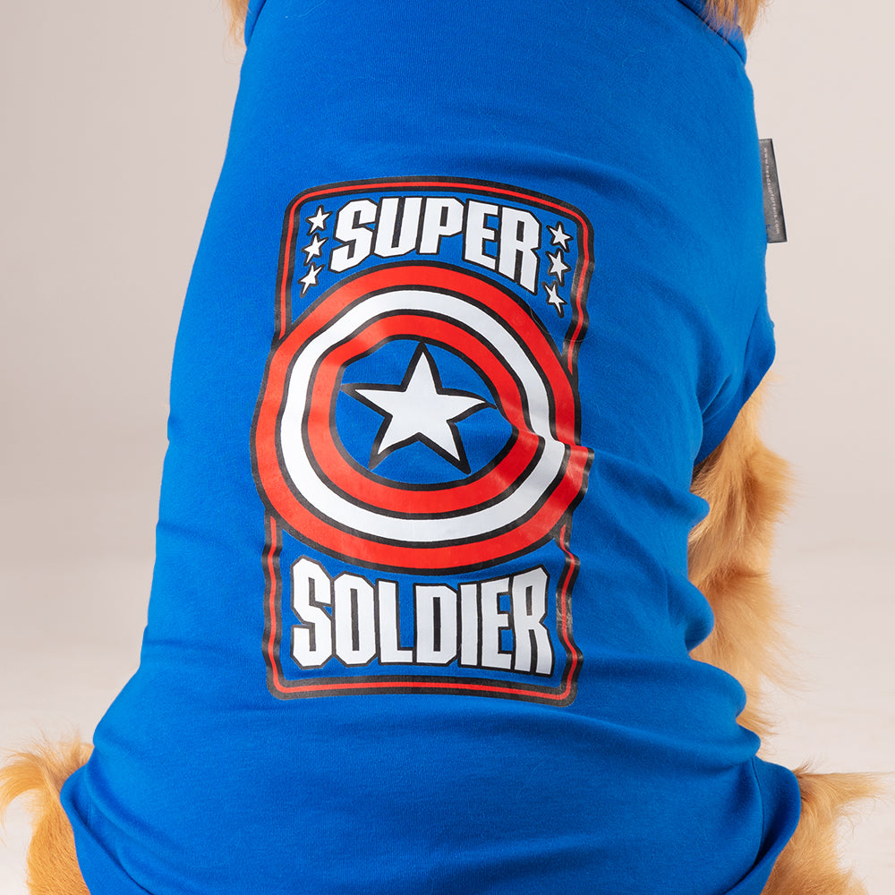 HUFT XÂ©Marvel T-Shirt For Dogs - Blue - Heads Up For Tails