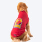 HUFT XÂ©Marvel T-Shirt For Dogs - Red - Heads Up For Tails