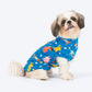 HUFT Doodle Days Printed T-Shirt For Small Dog - Blue - Heads Up For Tails