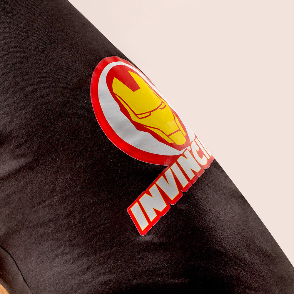 HUFT XÂ©Marvel T-Shirt For Dogs - Black - Heads Up For Tails