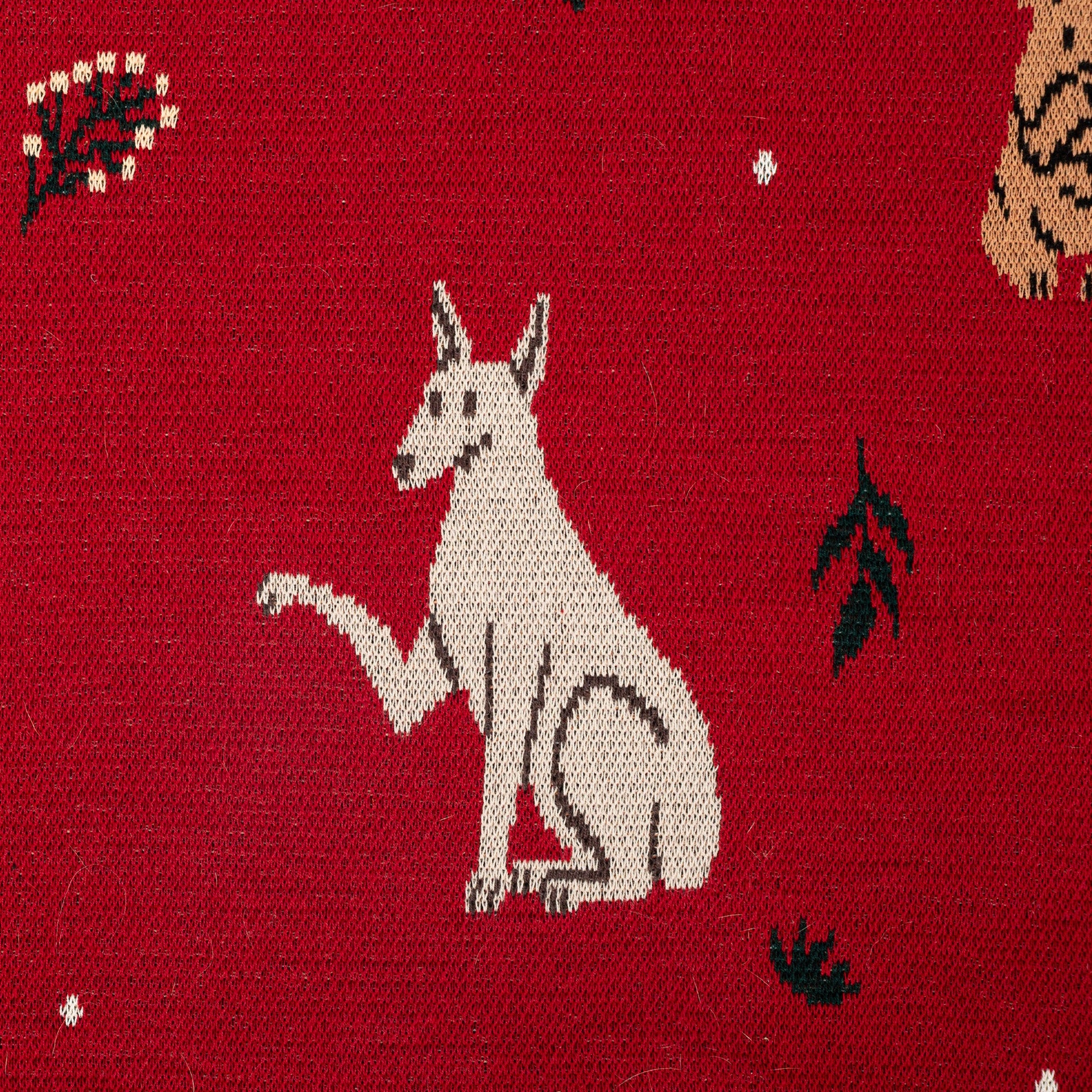 HUFT Bloom Buddies Blanket For Dog & Cat - Red - Heads Up For Tails