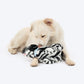 HUFT Zebra Zoom Plush Toy For Dog - Black & White - Heads Up For Tails