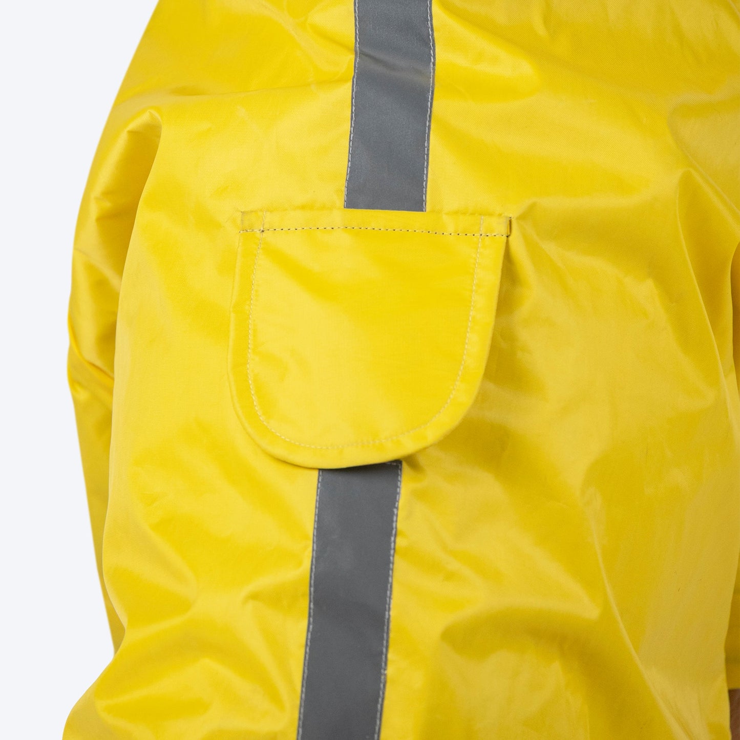 HUFT Magical Mist Raincoat With Harness Opening For Dog - Yellow - Heads Up For Tails
