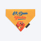 HUFT Ek Dum Bindas Bandana For Dog - Yellow - Heads Up For Tails