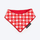 HUFT Jingle Hearts Scarf For Pets - Red & White - Heads Up For Tails