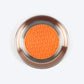 HUFT Quintessential Slow Feeder Steel Bowl For Cat - Orange - Heads Up For Tails