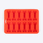 HUFT Silicone Bone Ice Tray For Dog & Cat - Red - Heads Up For Tails