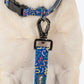HUFT Scribble Dribble Leash For Dog â€“ Blue - Heads Up For Tails