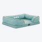 HUFT Personalised Warm Hug Orthopedic Sofa Bed For Dog - Blue - Heads Up For Tails