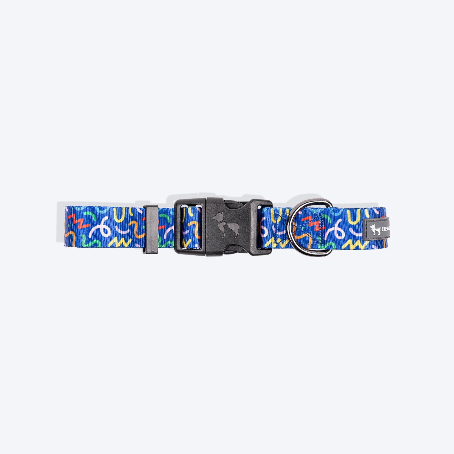 HUFT Scribble Dribble Collar For Dog - Blue - Heads Up For Tails