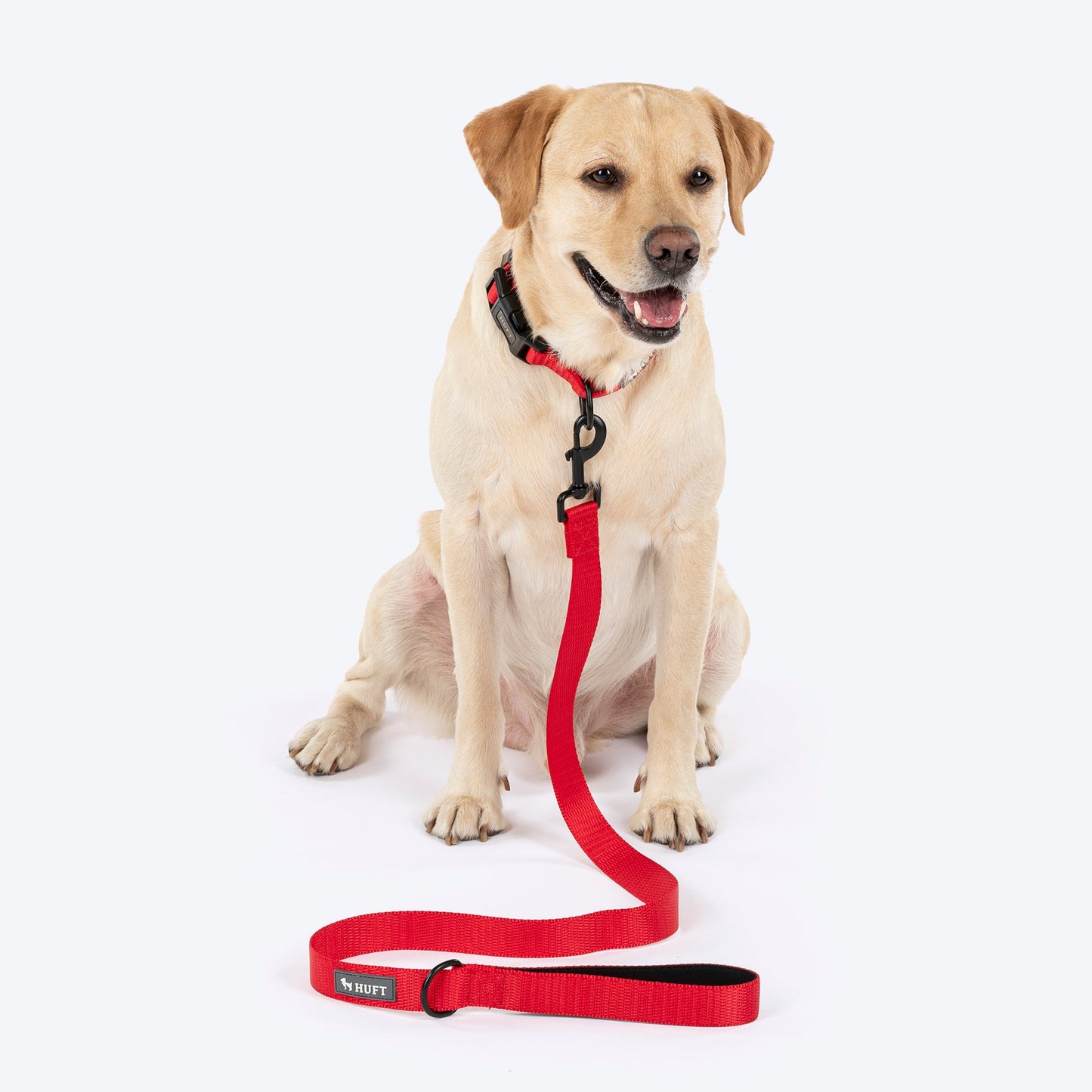 HUFT Classic Leash For Dog - Cherry Red - Heads Up For Tails