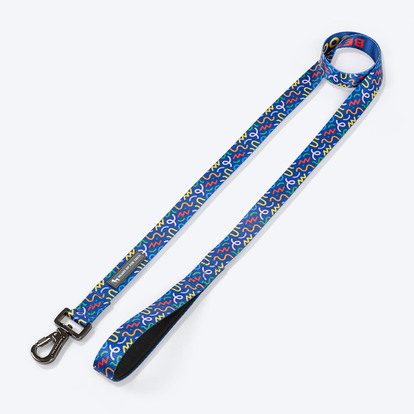 HUFT Scribble Dribble Leash For Dog â€“ Blue - Heads Up For Tails