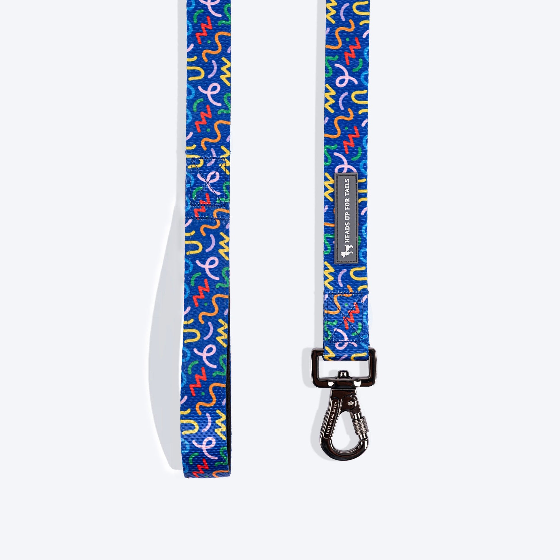 HUFT Scribble Dribble Leash For Dog â€“ Blue - Heads Up For Tails