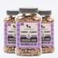HUFT YIMT Chicken Liver Dog Biscuits, gluten-free, 320g, gently baked, in a multi-pack jar