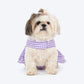 HUFT Go Gingham Dress For Dog - Purple - Heads Up For Tails
