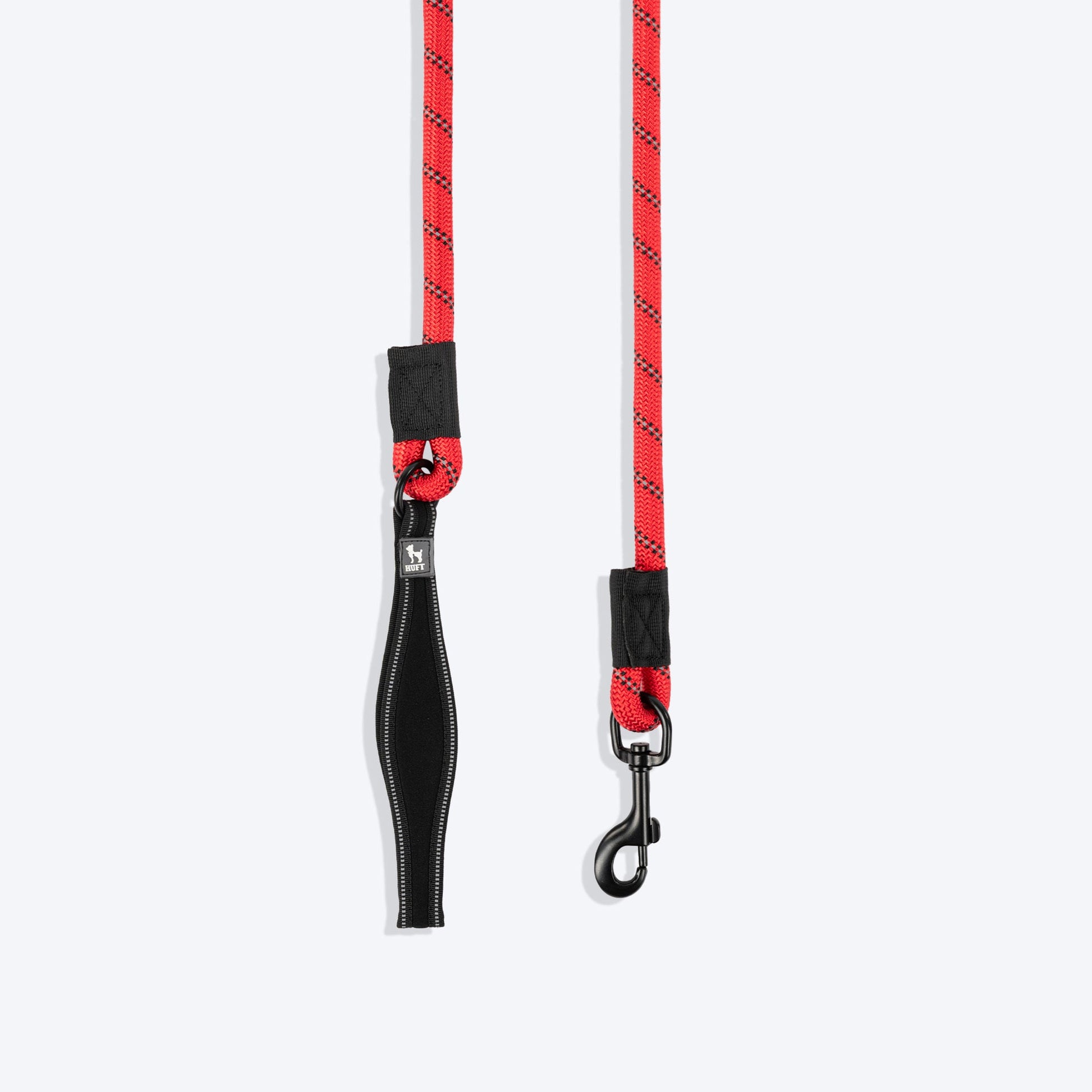 HUFT Classic Rope Leash For Dog - Red - 5 ft - Heads Up For Tails