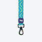 Dash Dog Vector Dual Handle Leash For Dog - Aqua Blue - Heads Up For Tails