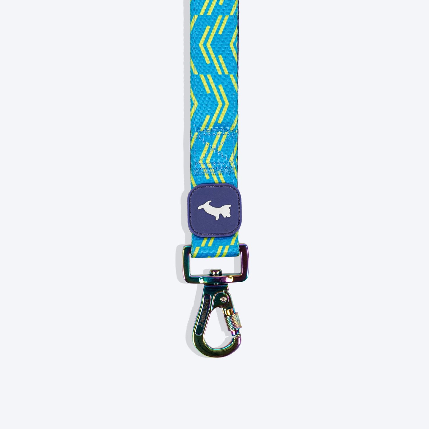 Dash Dog Vector Dual Handle Leash For Dog - Aqua Blue - Heads Up For Tails
