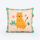 HUFT Whisker Bloom Cushion For Pet Lovers - Multicolor - Heads Up For Tails