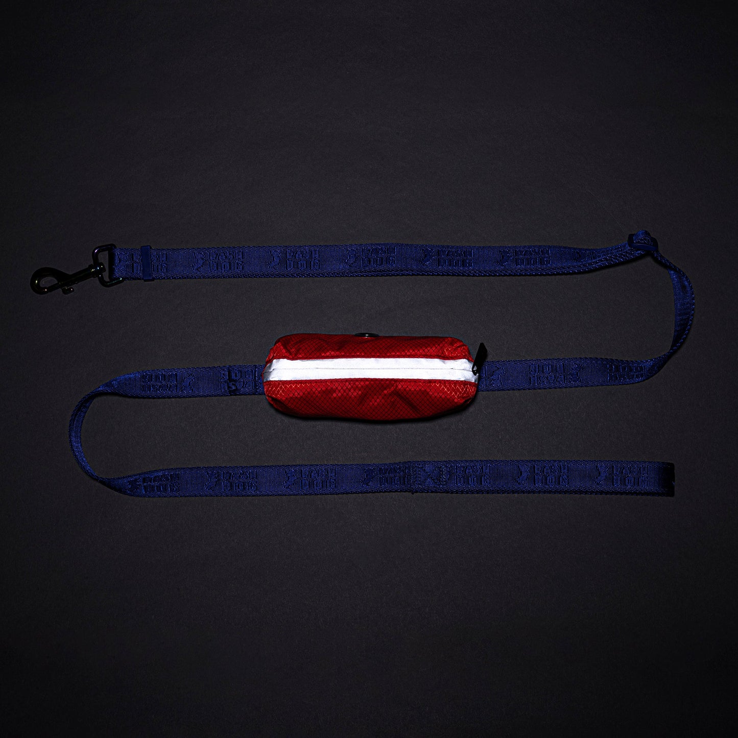 Dash Dog Oh-So-Handy Flexible Leash For Dog - Purple 7 ft - Heads Up For Tails