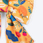 HUFT Blooming Days Printed Lady Bow Tie for Dog - Yellow - Heads Up For Tails
