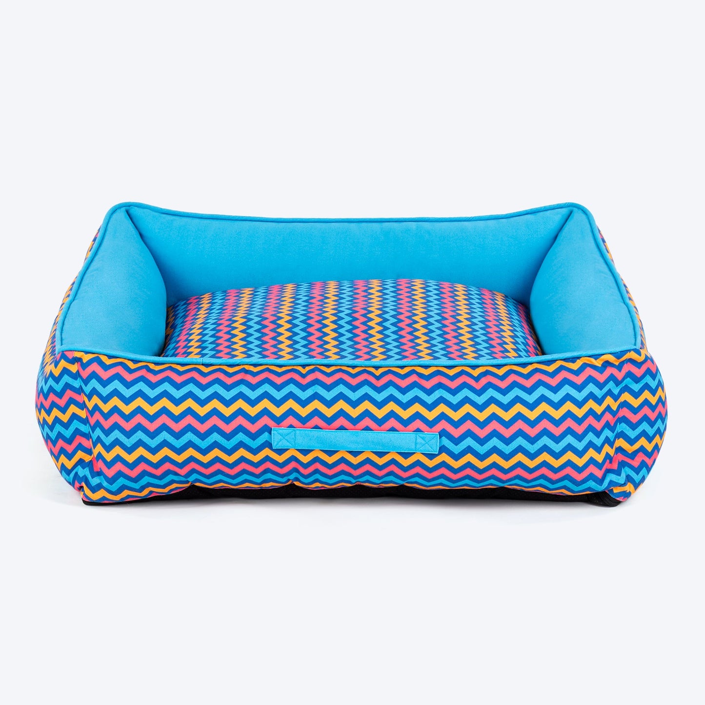 HUFT Zig - Zag Wag Lounger Dog Bed - Blue - Heads Up For Tails