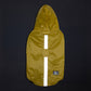 HUFT Magical Mist Raincoat With Harness Opening For Dog - Yellow - Heads Up For Tails