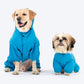 Dash Dog Puddle Jumper Full Coverage Raincoat For Dog - Electric Blue - Heads Up For Tails