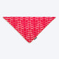HUFT Leheriya Luxe Knot Bandana For Dog - Pink - Heads Up For Tails