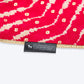 HUFT Leheriya Luxe Knot Bandana For Dog - Pink - Heads Up For Tails