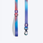 Dash Dog Flow Printed Leash - Violet & Red - Heads Up For Tails