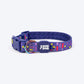 Dash Dog Pixel Padded Collar For Dog - Purple - Heads Up For Tails