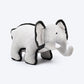Dash Dog Crinkly Elephant Plush Toy for Dog - Grey - Heads Up For Tails