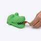 Dash Dog Goofy Gator Chew Toy For Dog - Green - Heads Up For Tails