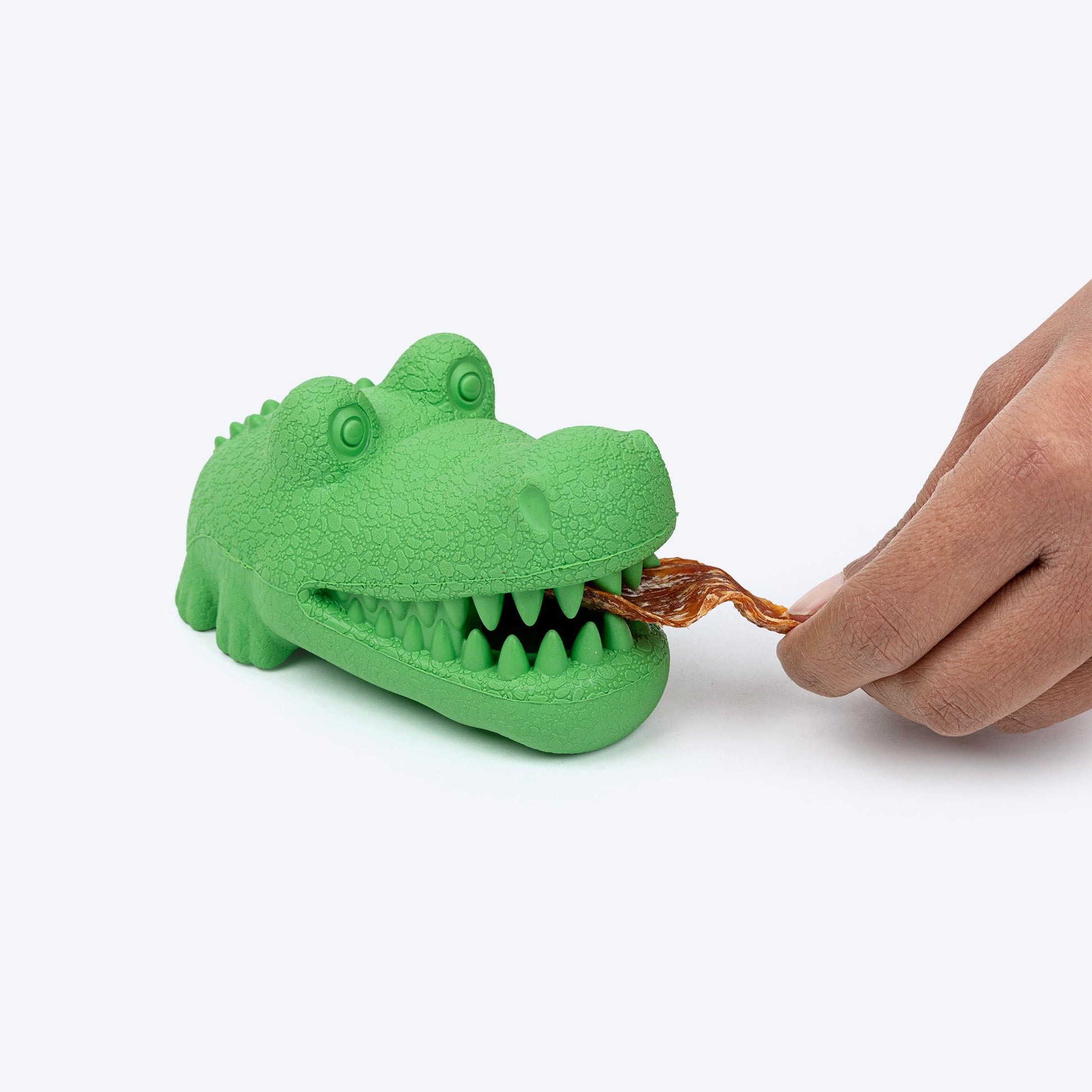 Dash Dog Goofy Gator Chew Toy For Dog - Green - Heads Up For Tails