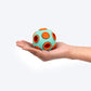 Dash Dog Toss â€˜nâ€™ Treat Ball Chew Toy For Dog - Blue & Orange - S - Heads Up For Tails