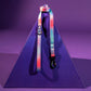 Dash Dog Flow Print Leash - Violet & Red - Heads Up For Tails