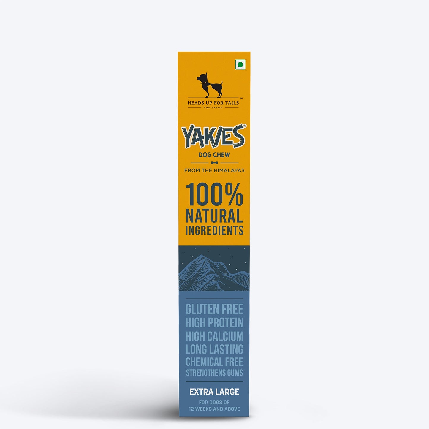 HUFT Yakies Vegetarian Natural Chew Bone - Old GS - Heads Up For Tails