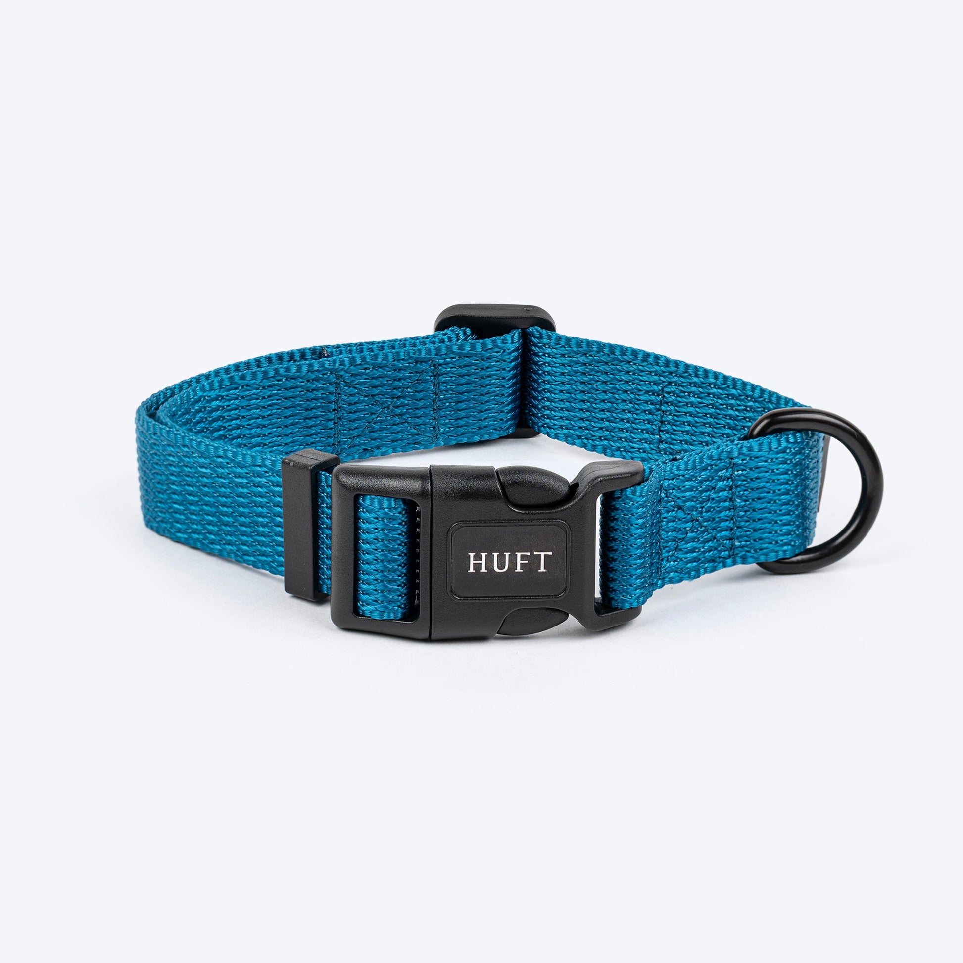 HUFT Basics Dog Collar - Teal Blue - Heads Up For Tails