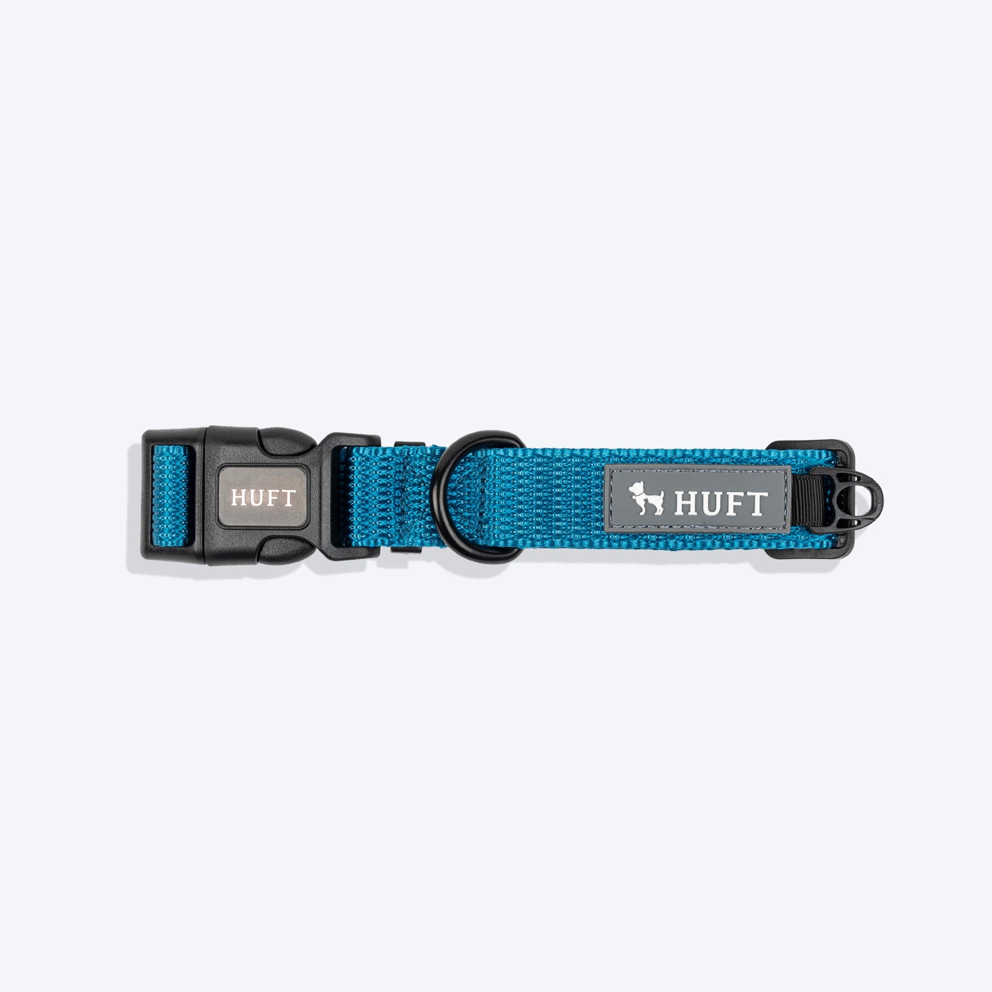 HUFT Basics Dog Collar - Teal Blue - Heads Up For Tails