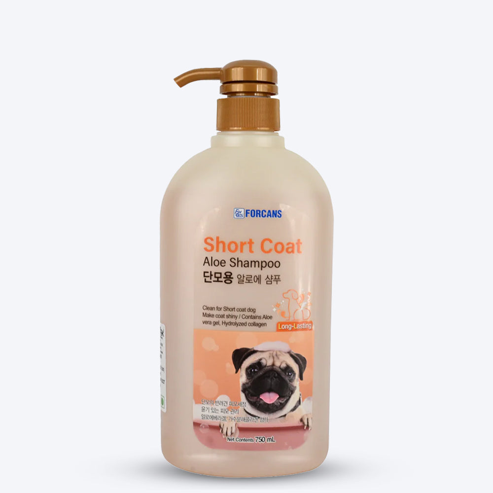 Forcans Short Coat Aloe Dog Shampoo - Heads Up For Tails