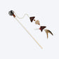 GiGwi Eco line Feather Teaser With Silvervine Leaves And Leatherette Cat Toy_01