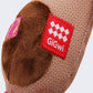 GiGwi Friendz Dog Plush Toy - Dog (with TPR Johnny Stick) - Heads Up For Tails
