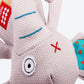GiGwi Friendz Dog Plush Toy - Elephant (with TPR Johnny Stick) - Heads Up For Tails