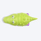 GiGwi Suppa Puppa Dog Squeaker Toy - Alligator - Green/Purple - Heads Up For Tails