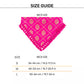 HUFT Gulabi Glow Bandana For Dog - Pink - Heads Up For Tails