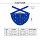 HUFT Royal Elephant Bandana For Dog - Royal Blue - Heads Up For Tails