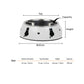 HUFT Purrfect Catch Printed Melamine Bowl With Steel Inserts For Cat - White - Heads Up For Tails