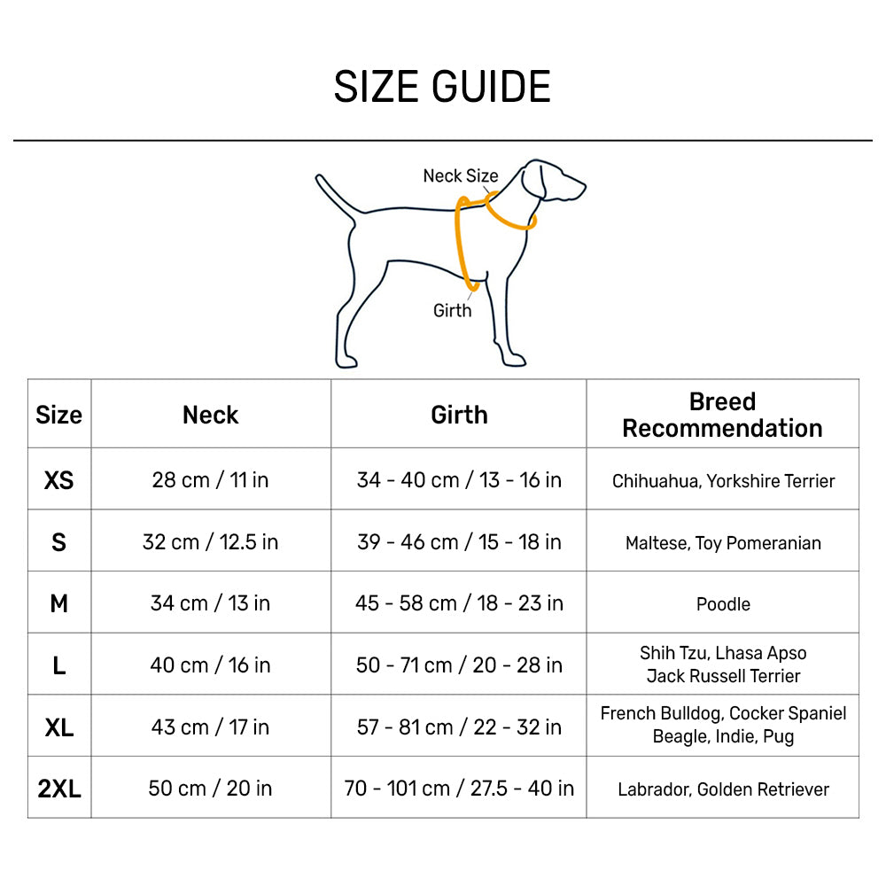 HUFT Blazing Blue Dog Reversible Harness - Heads Up For Tails