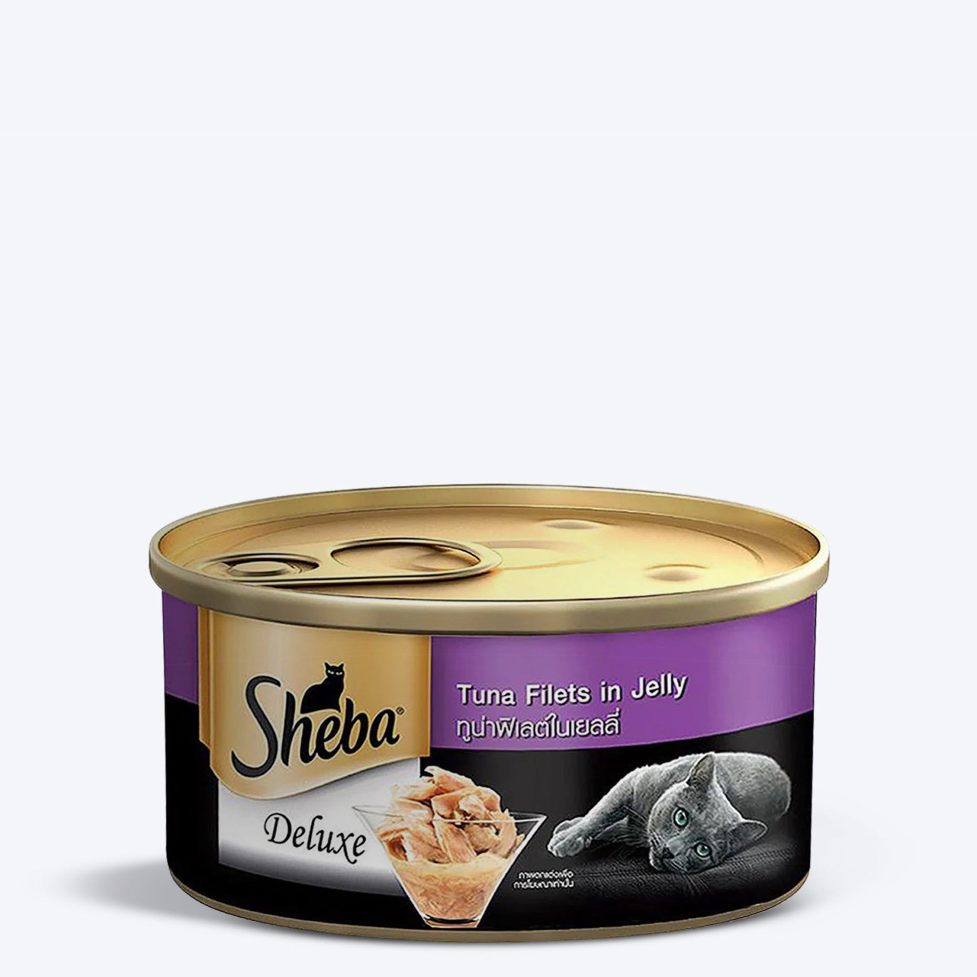 Sheba Tuna White Meat in Jelly Adult Wet Cat Food - 85 g packs - Heads Up For Tails
